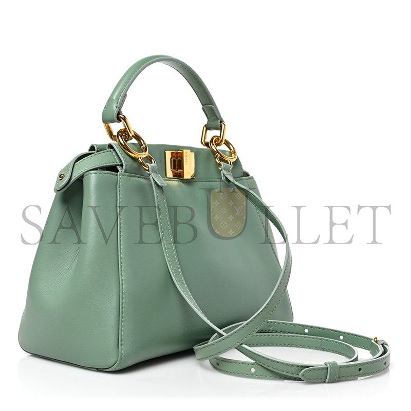 F**di ff nappa mini peekaboo iconic satchel (23*18*11cm)